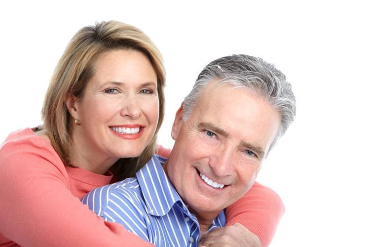 Happy couple smiling