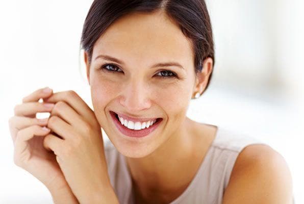 Woman with healthy smile